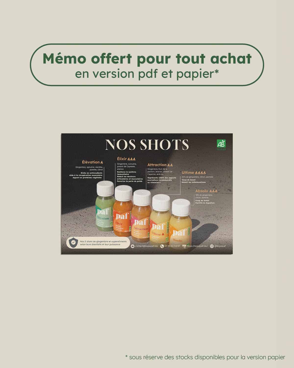 Cure de shots Attraction : acérola et gingembre – Image 3